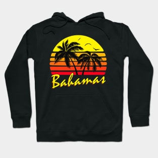 Bahamas Retro Sunset Hoodie